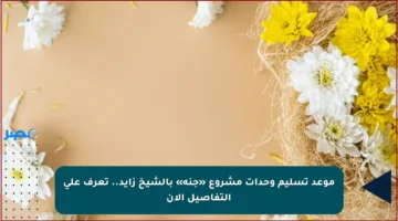 موعد تسليم وحدات مشروع «جنة» بالشيخ زايد.. تعرف على التفاصيل الآن